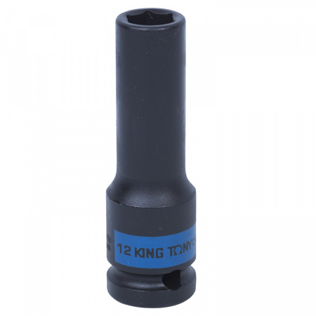 KING TONY Головка торцевая ударная глубокая шестигранная 1/2", 12 мм