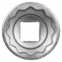 KING TONY Головка торцевая стандартная двенадцатигранная 3/4", 1&11/16, дюймовая