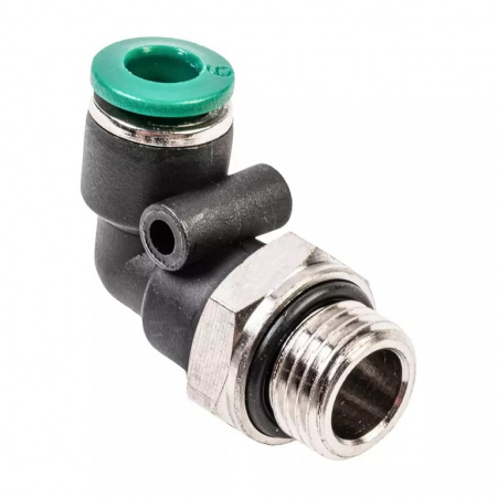 GARWIN PRO Уголок M1/4" цанга 6 мм, с уплотнением, пластм. корпус