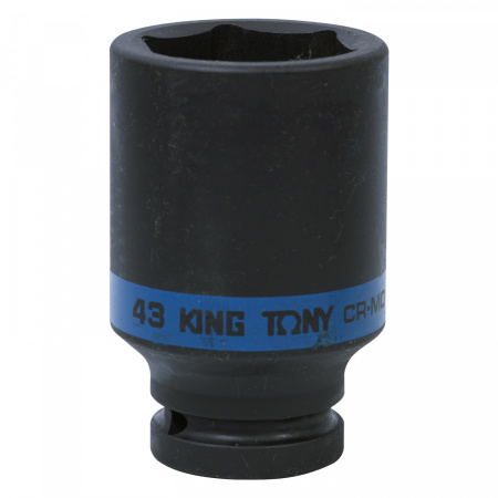 KING TONY Головка торцевая ударная глубокая шестигранная 3/4", 43 мм 643543M