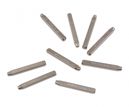 JTC Клейма цифровые 5 мм (HRC 60+-2град. DIN 1451)