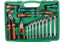 СТАНКОИМПОРТ Набор инструмента универсальный, отвертки и ключи, трещотки и пассатижи, 73 предм.