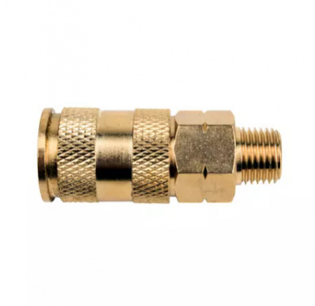 GARWIN PRO Пневморазъём металлический 1/4" внеш. резьба, латунь
