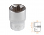 AFFIX Головка торцевая TORX Е-стандарт 1/2", E24
