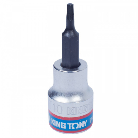 KING TONY Насадка (бита) торцевая 3/8", TORX, T10, L = 50 мм
