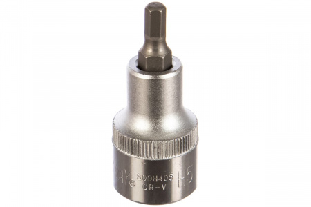 JONNESWAY Насадка торцевая 1/2"DR с вставкой-битой шестигранной, H5, 55 мм