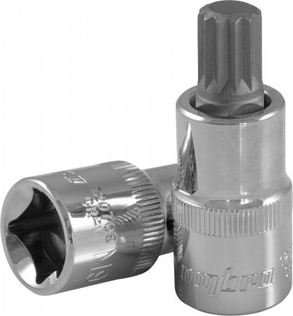 OMBRA Насадка торцевая 1/2"DR с вставкой-битой SPLINE, M8