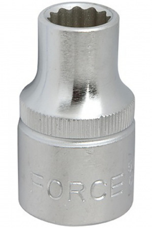 FORCE Головка торцевая 14 мм 1/2" 12-гранная L=38 мм